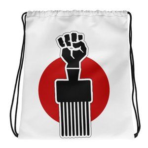 Black Lives Matter Drawstring Bag New